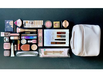 Sminkset med Catrice necessär med bla Odens Eye, Profusion, Lancome, Moira