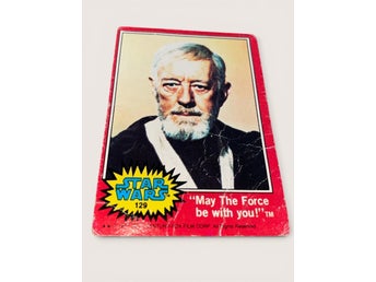 Star Wars kort 129 Obi-Wan Kenobi från 1977!