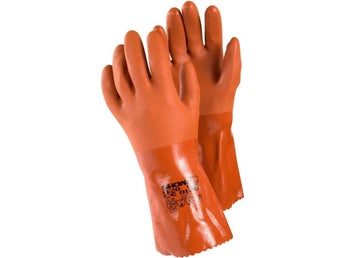 Torrdräktshandske orange, Storlek 11 *NY*