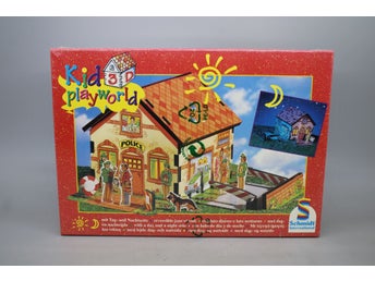 Vintage Kid Playworld 3D Pussel - Polisstation (Nytt)