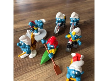 Smurfarna figurer, 7 st