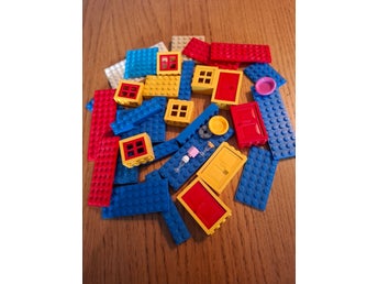 LEGO 37 st Fönster. Dörrar, plattor tjocka och tunna