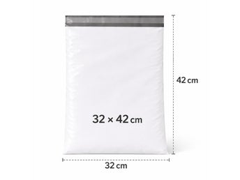200st Poly mailer fraktpåsar 32x42 cm GRATIS FRAKT
