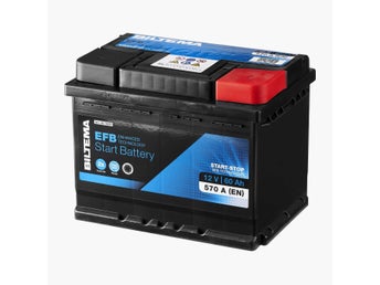 Biltema EFB Startbatteri 12V 60Ah
