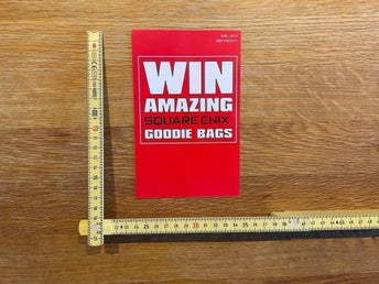 Square Enix - Vinn fantastiska goodiebags TV SPELS REKLAM PLAYSTATION NINTENDO