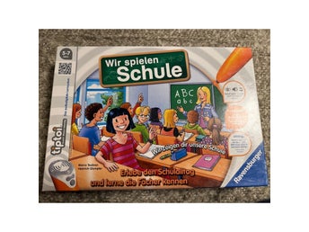 Tiptoi spel wir spielen Schule på tyska