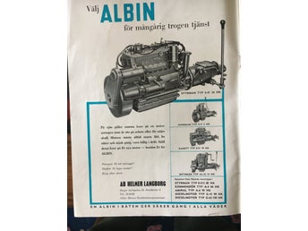 Albin Motor O-41 Annons 1960