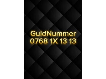 0768 15 13 13 Guldnummer, (kan flyttas över till valfri operatör). Prissänkt