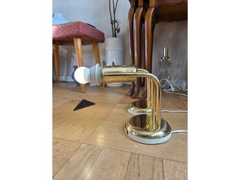 2st vägglampa i mässing Öja märke retro