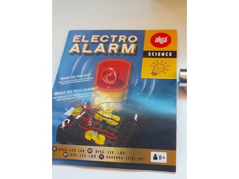 Alga Science Electro Alarm byggset pedagogisk elektronik lärleksak 8+