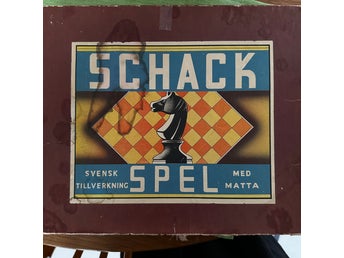 Schackspel Klassiskt Retro – Svensk tillverkning