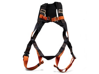 Portwest FP72 Sele 2-Point Fallskydd 100 Nylon Svart Orange Rip Indicator
