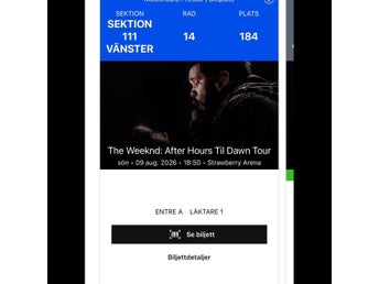 The Weeknd, 9 augusti