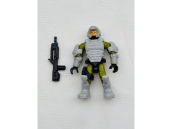 Mega Construx Halo Navy Marine med Battle Rifle
