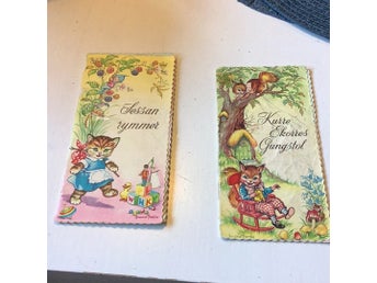 Två vintage sagoböcker från Förlaget Kärnan 60-tal