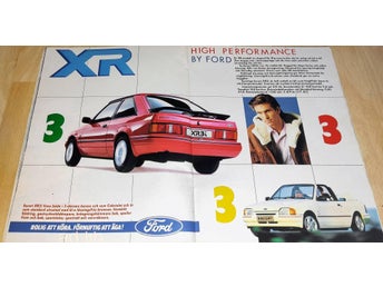 FORD XR3i, STOR TIDNINGSANNONS 1987