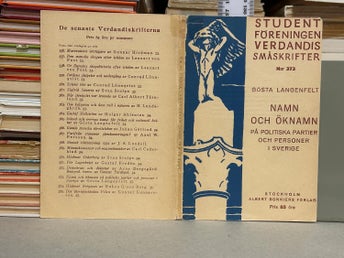 Namn och öknamn på politiska partier och personer i Sverige av Gösta Langenfelt