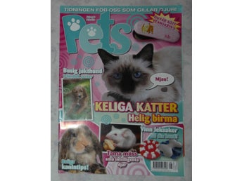 Pets Nr 8 2008 Djurtidning 4 Affischer Söt Kanin Hundar Häst Tiger Djur Bilder
