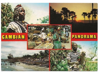 Vykort Gambia Panorama