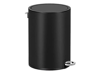 Songmics Badrumskorg, 3 liters toalett pedalfack, stål LTB011B01