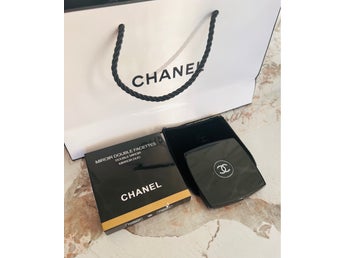 Chanel MIROIR DOUBLE FACETTES limited edition svart ny i förpackning