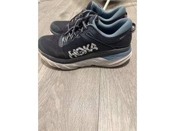 Hoka One One Bondi 7 löparskor, blå/svart, storlek 43 1/3