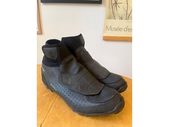 Shimano cykelskor, vintermodell med Dryshield, svarta, storlek 44