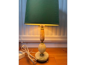Retro Vintage Bordslampa i alabaster -60-tal