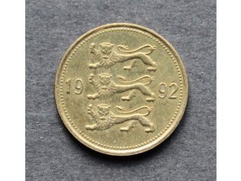 ESTLAND - 50 Senti 1992 - Aluminium-Brons - KM 24