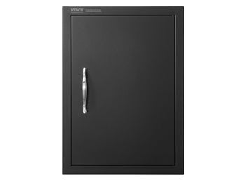 BBQ Access Door, 415x570 mm Single Outdoor Kitchen Door, Cold Plate Flush Mount