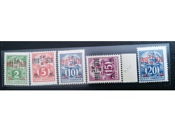 Estland 1928 övertryck MNH**