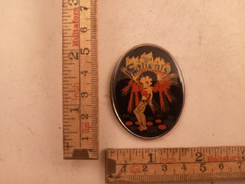 kylskåpsmagnet betty boop motorcyckel mg946