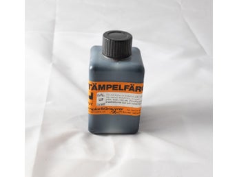 Stämpelfärg Svart - Oanvänd 250ml - Vintage