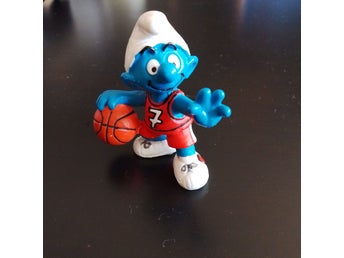 Smurf Basketspelare Figur