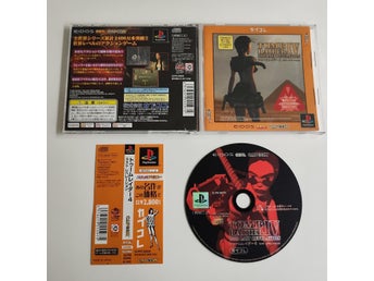 PlayStation PS1 Tomb Raider IV the Last Revelation Japanskt