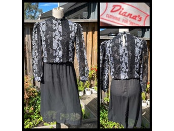 Retro vintage klänning Dianas clothing for petites