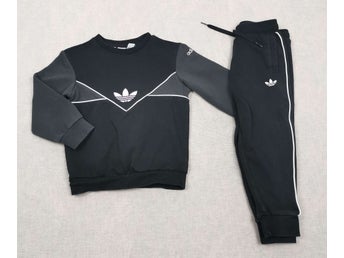 Adidas, Strl 104, Långärmad tröja med byxor, Träningskläder