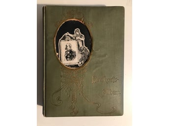 Gammalt Vykortsalbum med 147 st vykort, mest Kyrkor, Öland, ca år 1900-30 tal