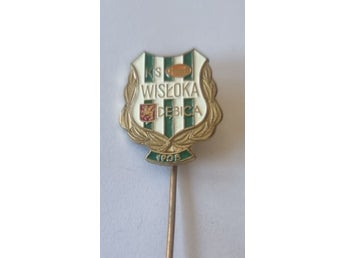 Pin KS Wisloka Debica. Polen. Gammal.