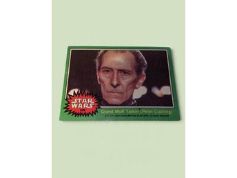 Star Wars samlarkort nr 229 Grand Moff Tarkin 1977