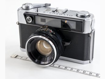 Olympus - S, 35 mm mätsökarkamera, fin, fungerar