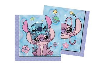Disney Lilo and Stitch Angel Cute servetter 20-pack 33x33