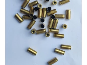 100x GECO .38 Super Auto hylsor – tomhylsor rengjorda