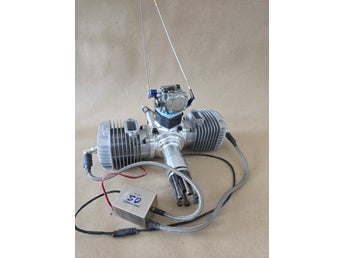 O.S. GT120T 120cc Twin bensinmotor – oanvänd/ej körd