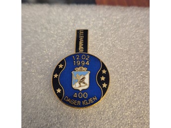 Pins Lillehammer 94 400 dager igjen