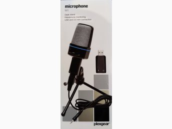 Plexgear M 1 Mikrofon för dator USB (418111986) ᐈ Köp på Plexgear M 4 Mikrofon Mikrofoner |