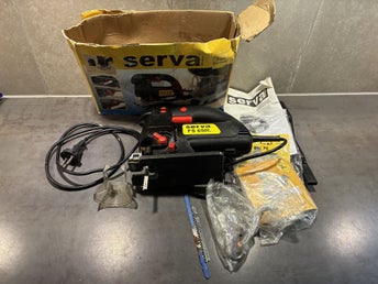 Sticksåg Serva FS 650L! Med klingor, tillbehör och instruktionsböcker