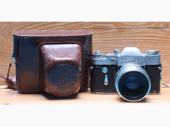 ZENIT 3M MED HELIOS-44 2/58 OBJEKTIV PÅ OCH ALLT I FINT SKICK 