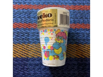 Popples 8 st plastmuggar