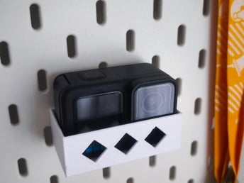 Väggfäste för actionkamera
